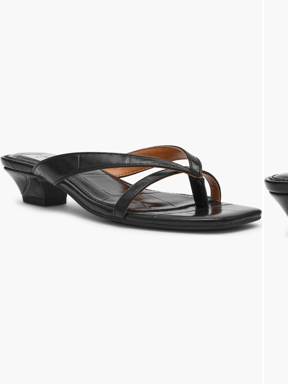 DV by Dolce Vita Bex Kitten Heel embossed sandal